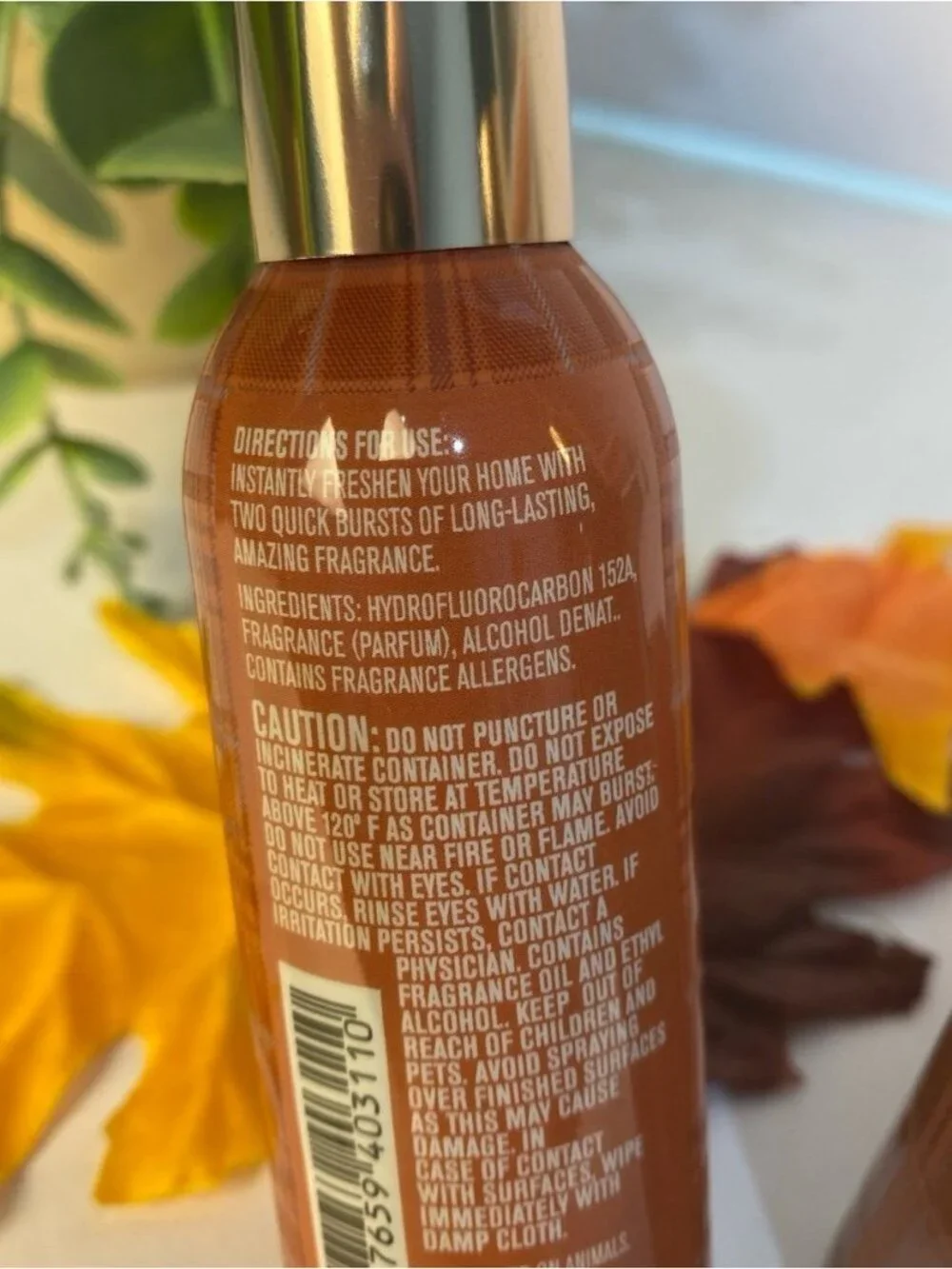Bath & Body Works “Fall Autumn Scented” 2 New Concentrated Room Sprays - Picture 3 of 5
